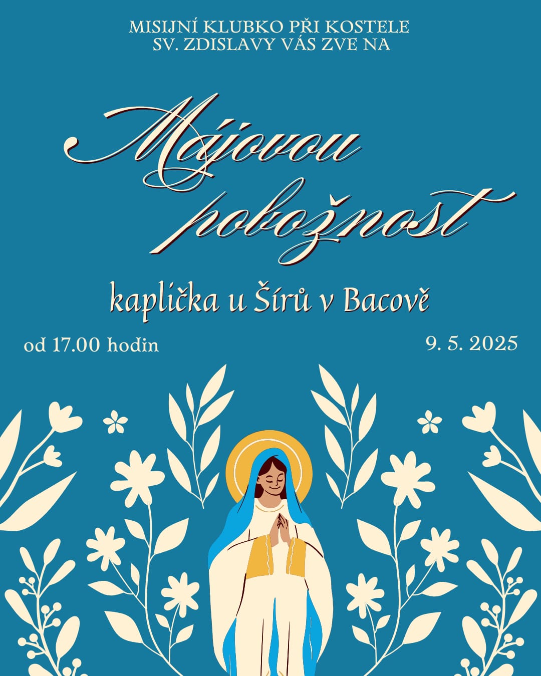 Májová pobožnost – kaplička u Šírů v Bacově – 9.5.2025